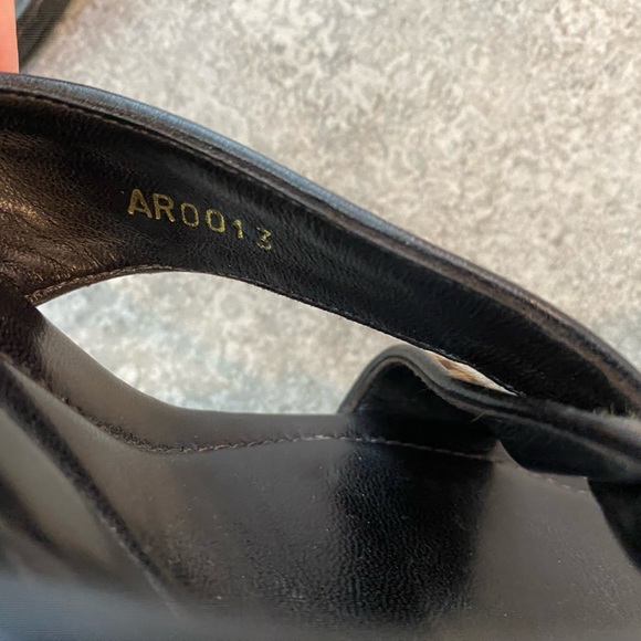 LOUIS VUITTON authentic 
Ponyhair Plaid Print heeled Slides preown - Picture 5 of 8